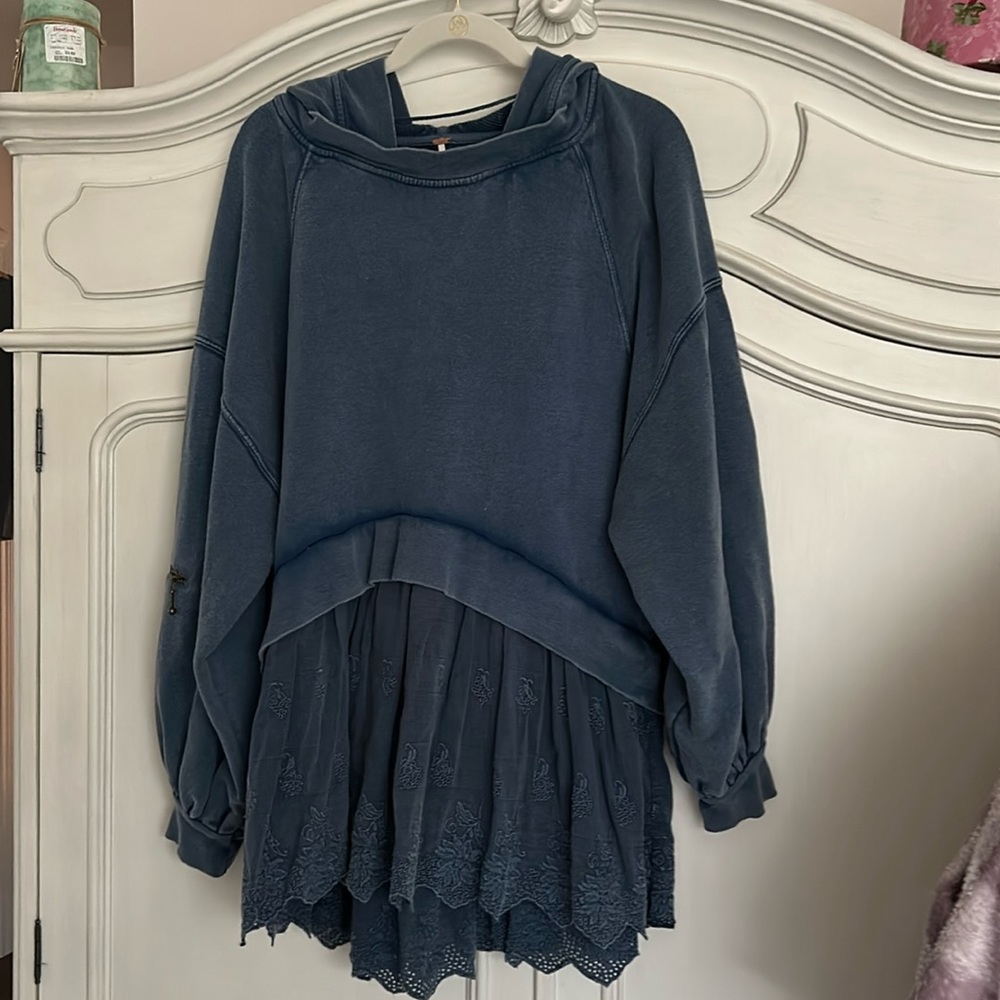 Free People Tunic Hoodie